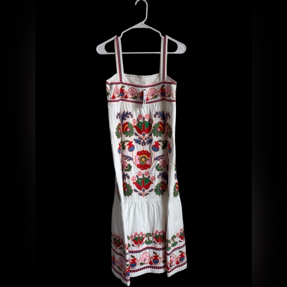 J. Marie Landon Midi Embroidered Dress - Picture 2 of 9